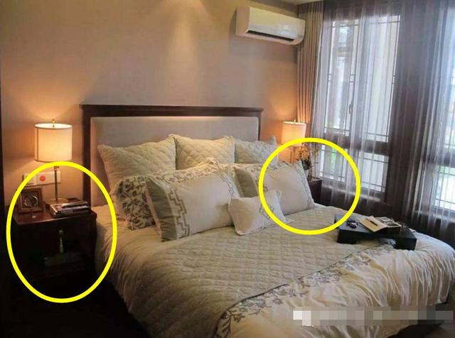 ▲床头两边柜子不要这样放，有钱人从不这样做，再富贵也住穷