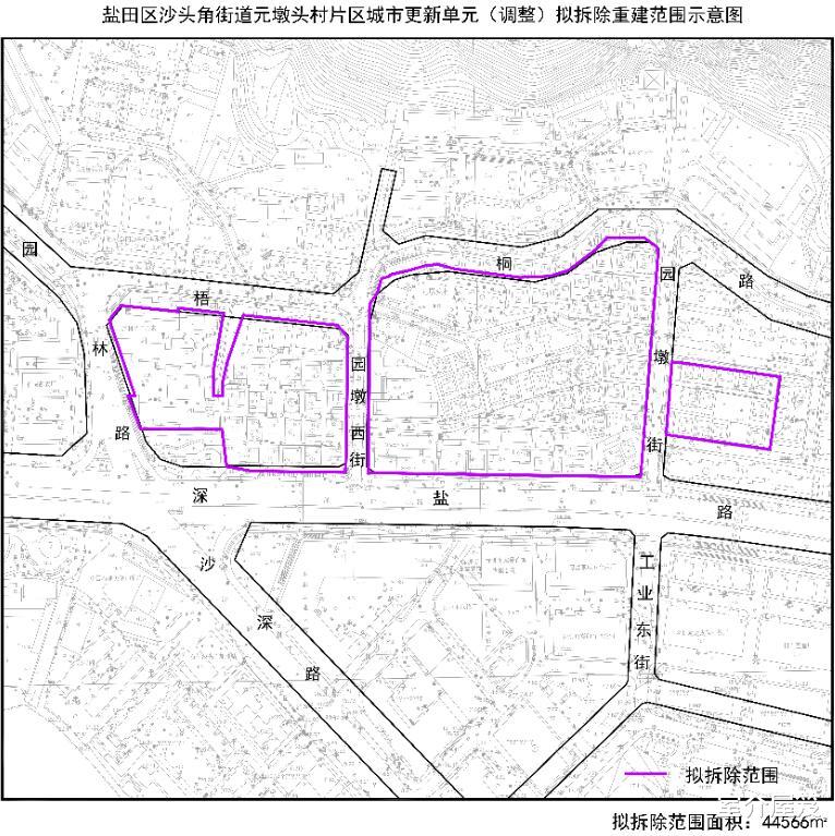 室介屋笈 沙头角40年老村将更新，打造成约6.47万㎡地铁商住区