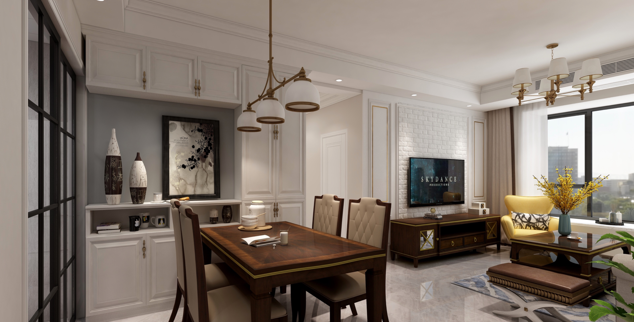 |简美风格装修，三户型整体软装如何？