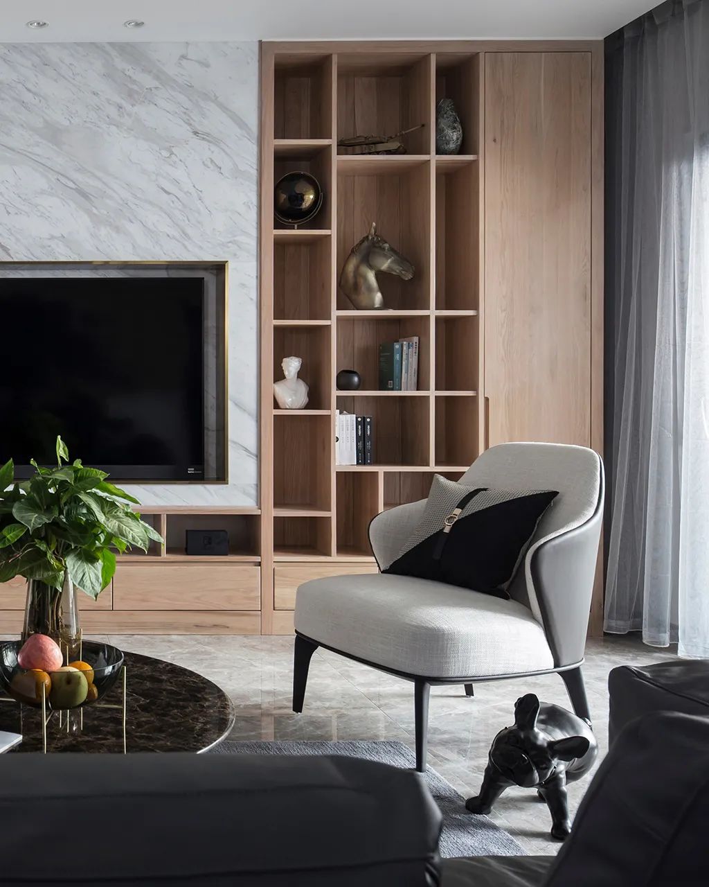 『』178㎡现代风，时尚端庄的空间，用细腻轻奢的元素点缀，气质很美