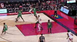 奥黛丽·塔图|2连胜！凯尔特人126-114逆转猛龙，塔图姆40+6，范弗里特35+8