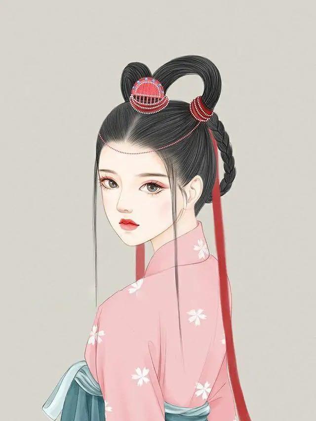 发型|那些经典的古风发型，很多人都喜欢第一个，而我喜欢第六个