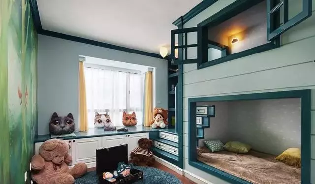 「」晒晒朋友的140平美式新房，最喜欢的是阳台和儿童房设计，超酷！