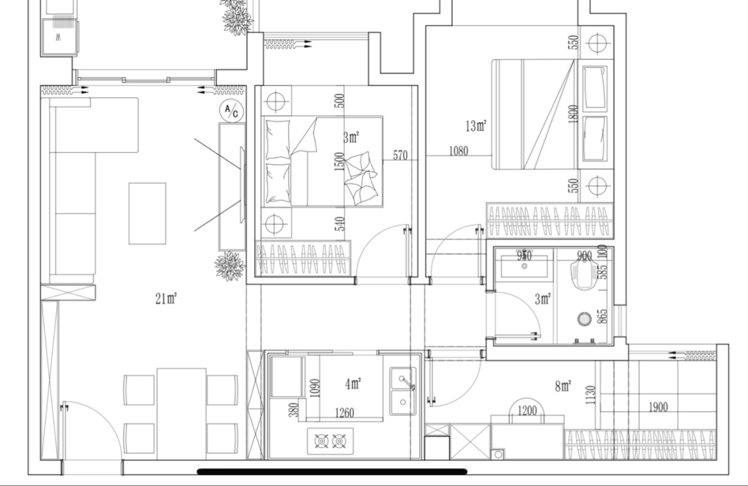 |晒晒18万装修的北欧新房，家具电器大部分网购，2房改3房也头疼