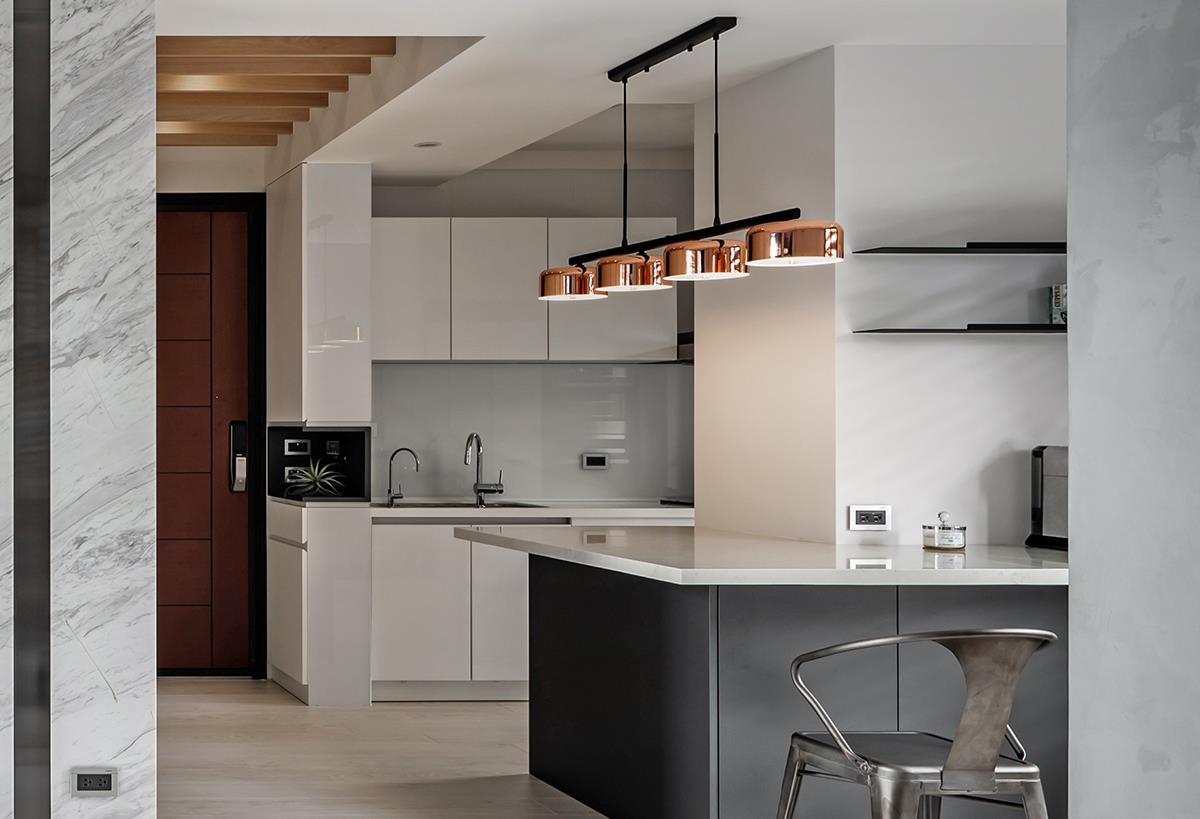 设计师|这是我见过最有质感的小户型设计，80㎡，黑白简约高级风！