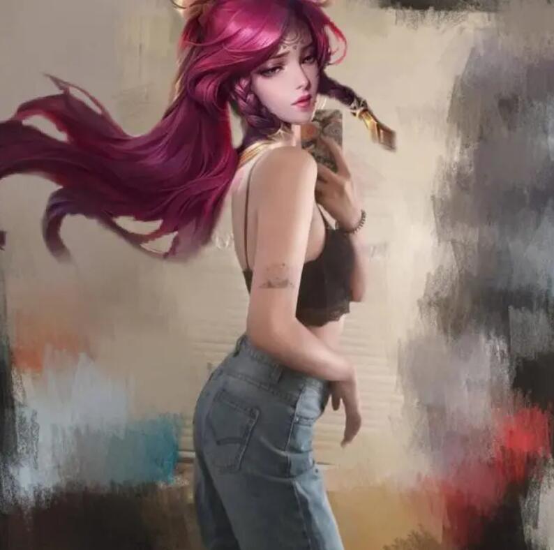 【阿轲】王者荣耀：当女英雄遇上“街头霸王”，看到伽罗和阿轲，网友：这谁顶得住？