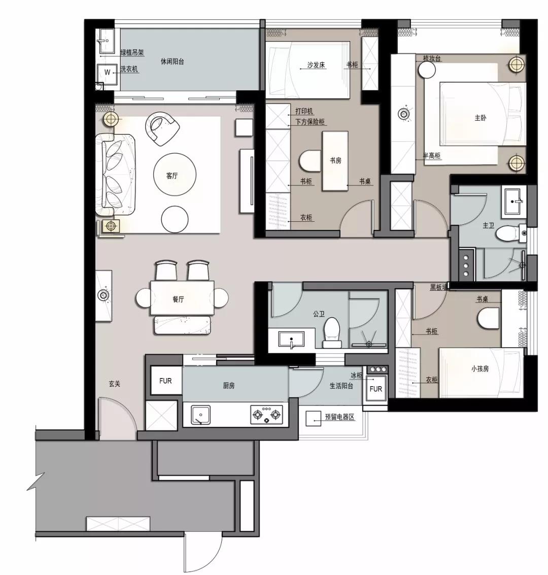 @简单装修的新房，花了20万，客厅太漂亮了！花园阳台也不错，晒晒