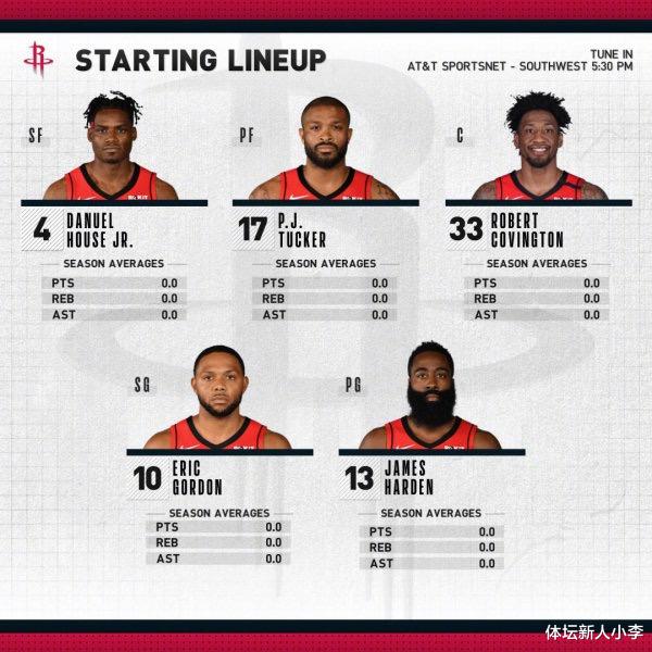 火箭队|15-5！火箭最弱一环大爆发，哈登真幸福，威少场下乐开花