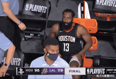 詹姆斯·哈登|耻辱出局夜 火箭众生相 哈登塔克纷纷熊抱詹姆斯 威少又丢人了