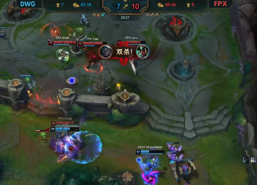 「fpx战队」FPX成为季中杯第一支出线队伍,出线局两大看点:土匪式点塔、舍命开团