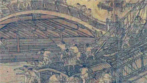 清明节|清明上河图放大50倍:树下趴着的那位小哥,可不可以注意下形象?