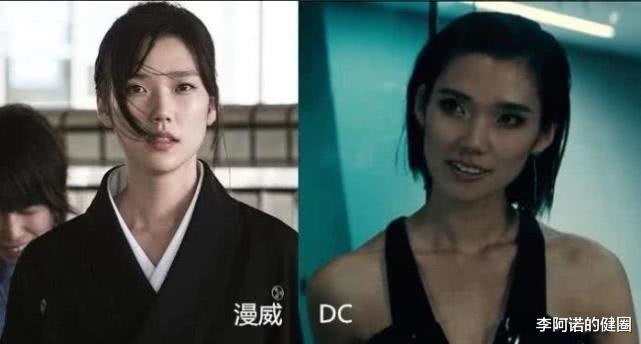 #漫威#在漫威和DC世界中的同一扮演者，对比之后，雷神的笑了