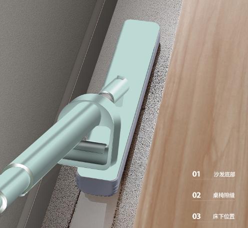 新型免手洗拖把！脏东西用水一冲就干净！还能360°无死角清洁