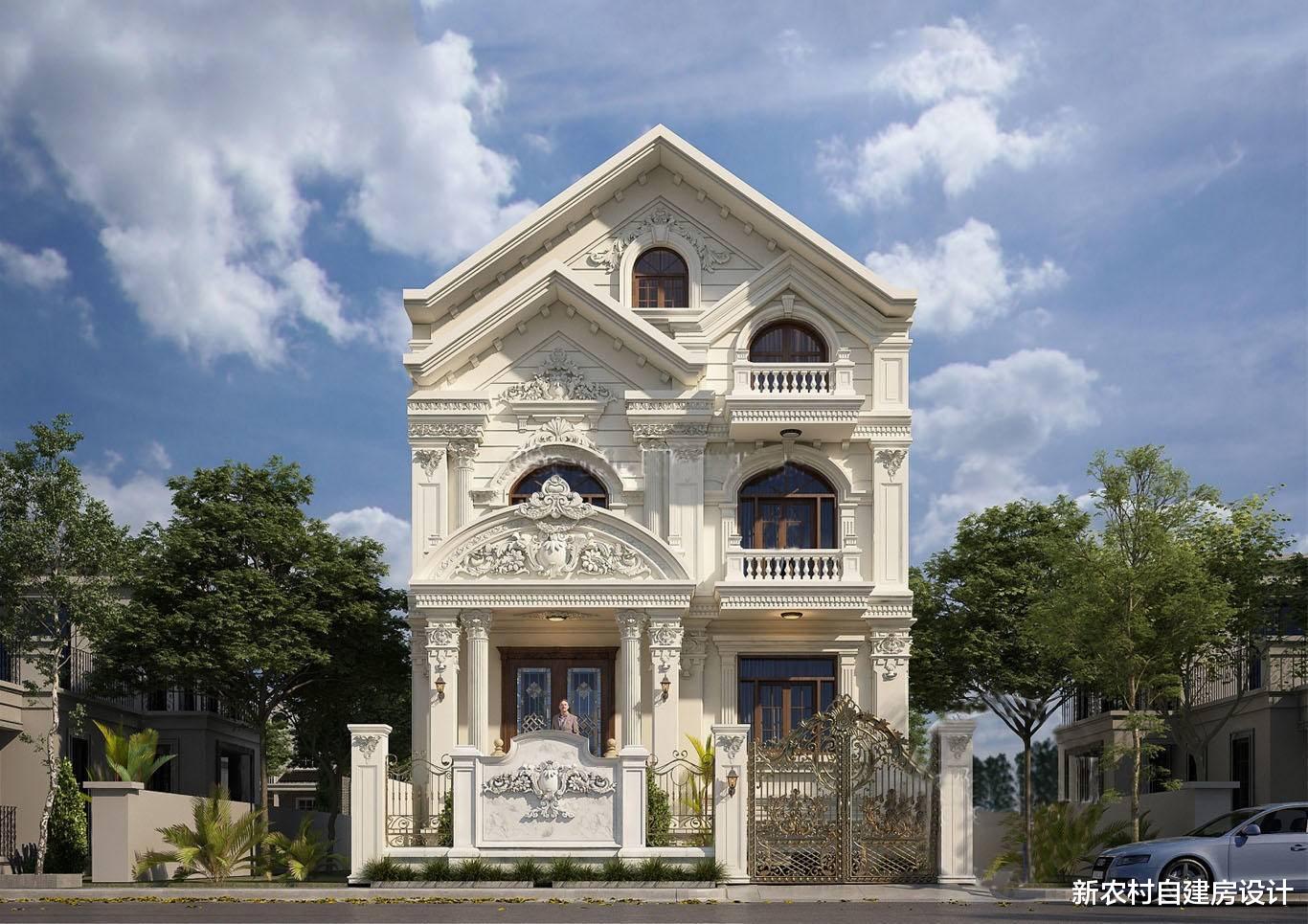 ▲8栋三层欧式别墅，绝对是顶级水平，为何这么多人喜欢第二栋