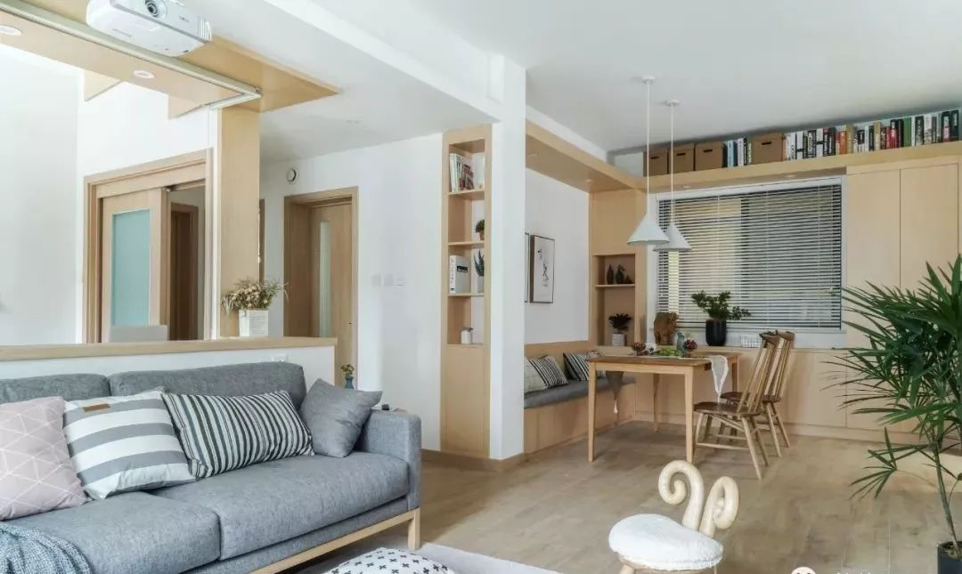 ▲家里装一个卡座,惬意又实用!全家都拍手叫好,邻居进门就夸赞!