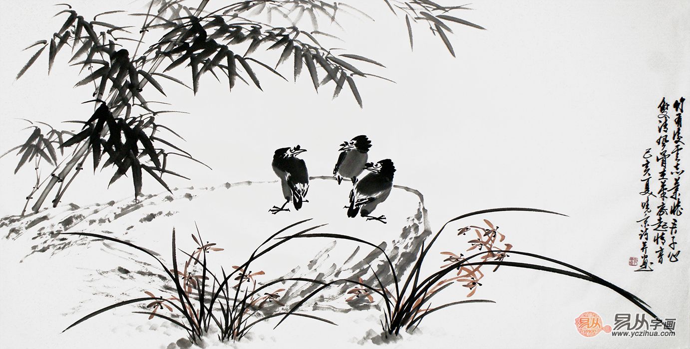 客厅挂画推荐：家中挂竹子画好吗？客厅可以挂竹画吗