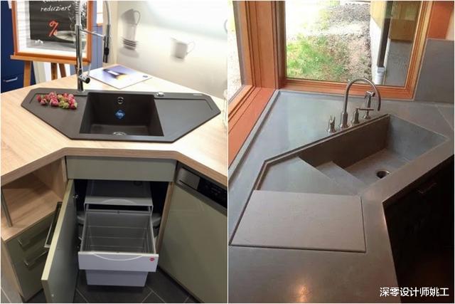 []这样的水槽才叫人性化，自带4种功能，洗碗、切菜、置物还分区