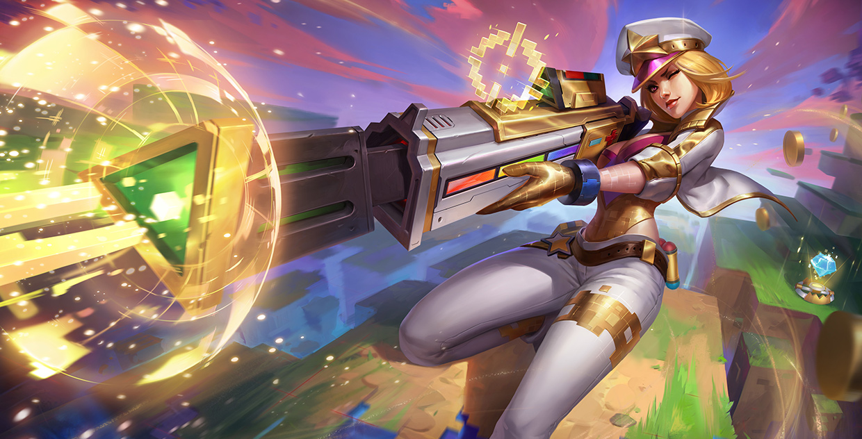 无限火力：LOL：无限火力寒冰女警成强势英雄，悠米最强但针对起来也简单