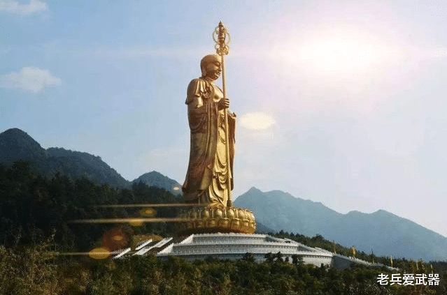 [佛教]中国修建最高的地藏菩萨像，高99米耗资16亿，就在九华山！