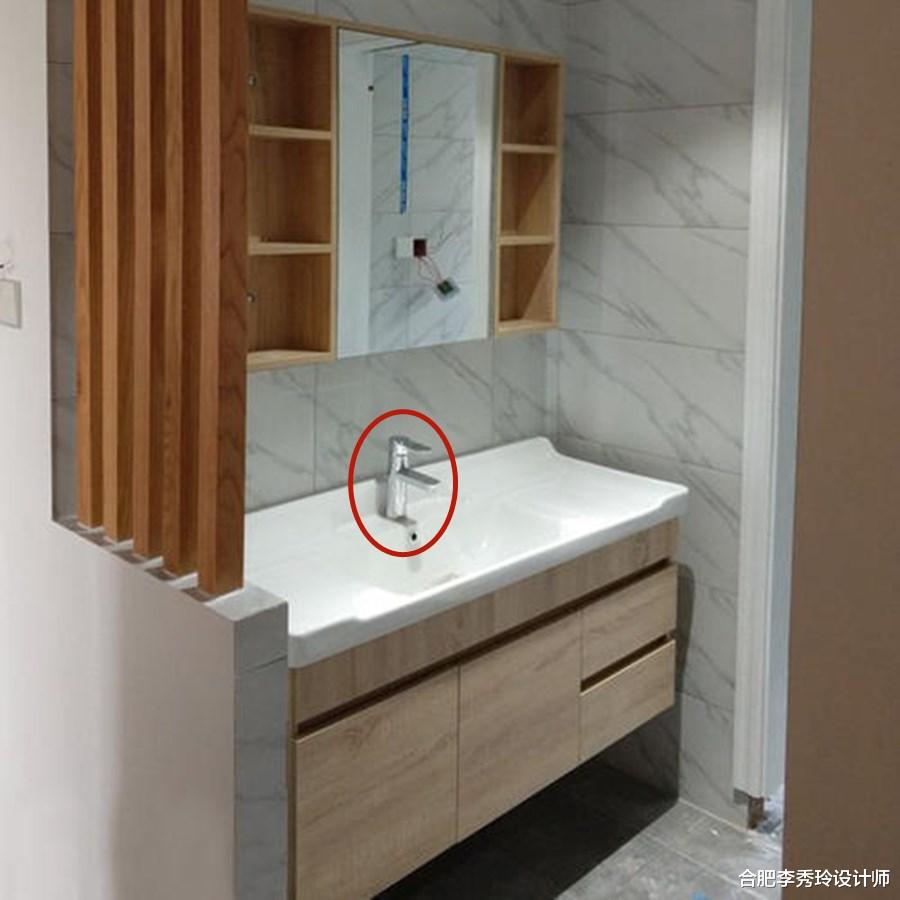 |其实洗漱台水龙头可以试试装侧面,没有尺寸烦恼,庆幸我家知道早