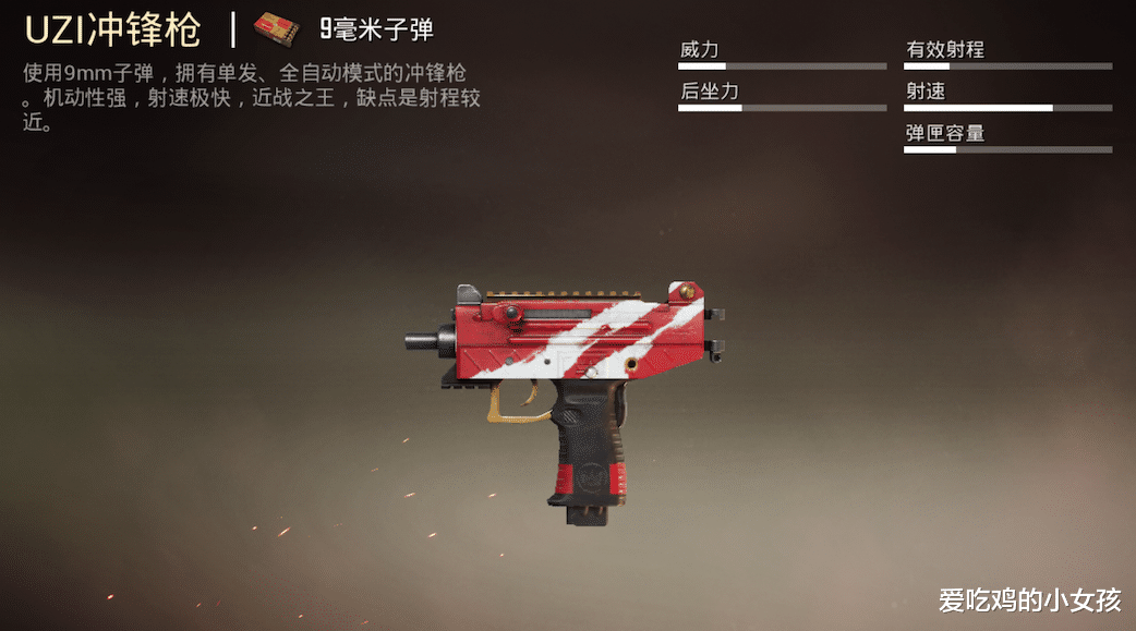 「冲锋枪」和平精英6把冲锋枪，Vector被吹成神，训练场一对比排在吊尾