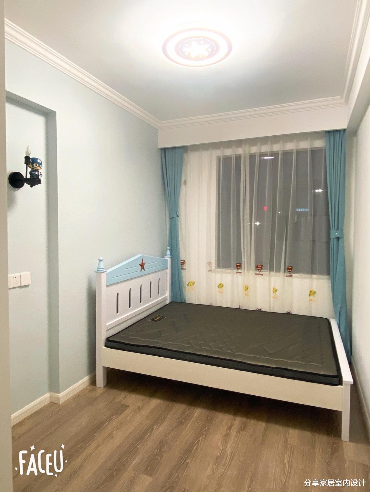 「粉色」四房两厅的新房终于完工，打扫干净就很漂亮，电视墙很喜欢，晒晒