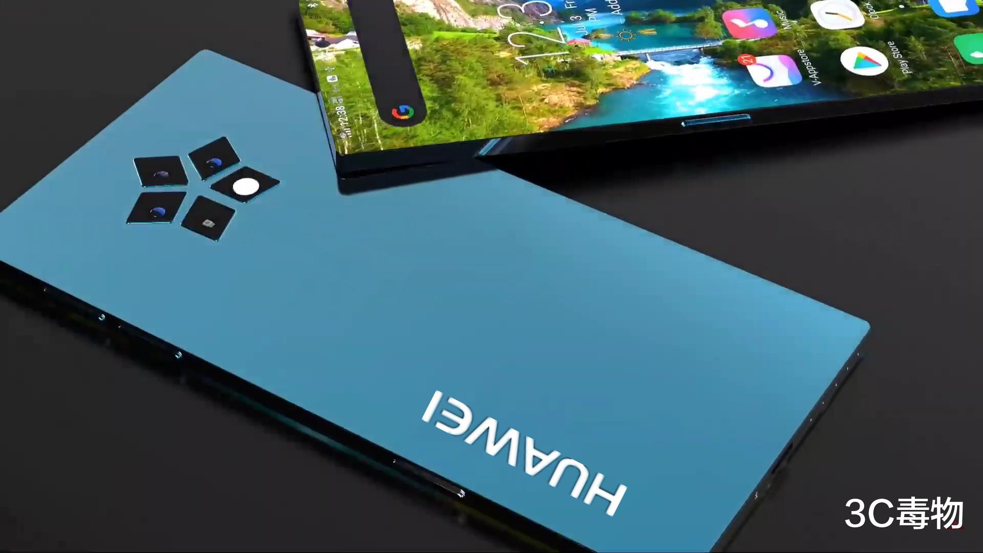 华为mate|华为Mate50Pro概念图:五角星四摄,能依靠备胎计划翻身吗