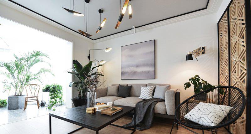 |客厅不做吊顶,只贴石膏线,怎么做漂亮?10种方式任你挑选!