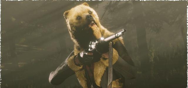 《荒野大鏢客2》線上模式目擊者指出黃金靈熊在大山谷襲擊盜獵者-圖2