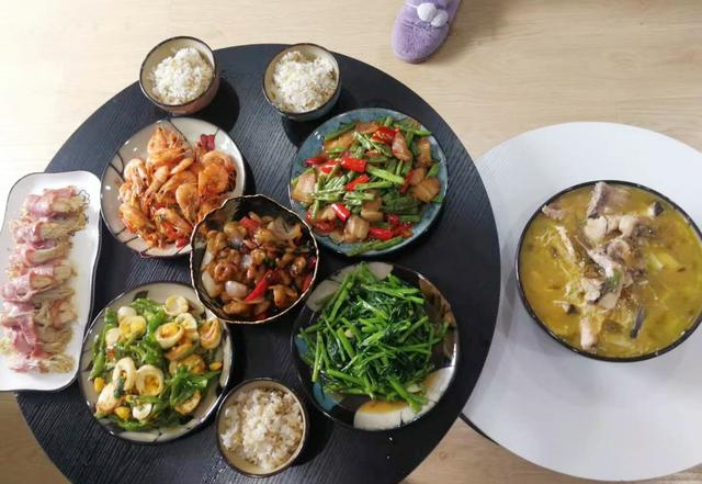 培根|走亲戚，嫂子做的6菜1汤在朋友圈火了，网友：好嫂子，真幸福