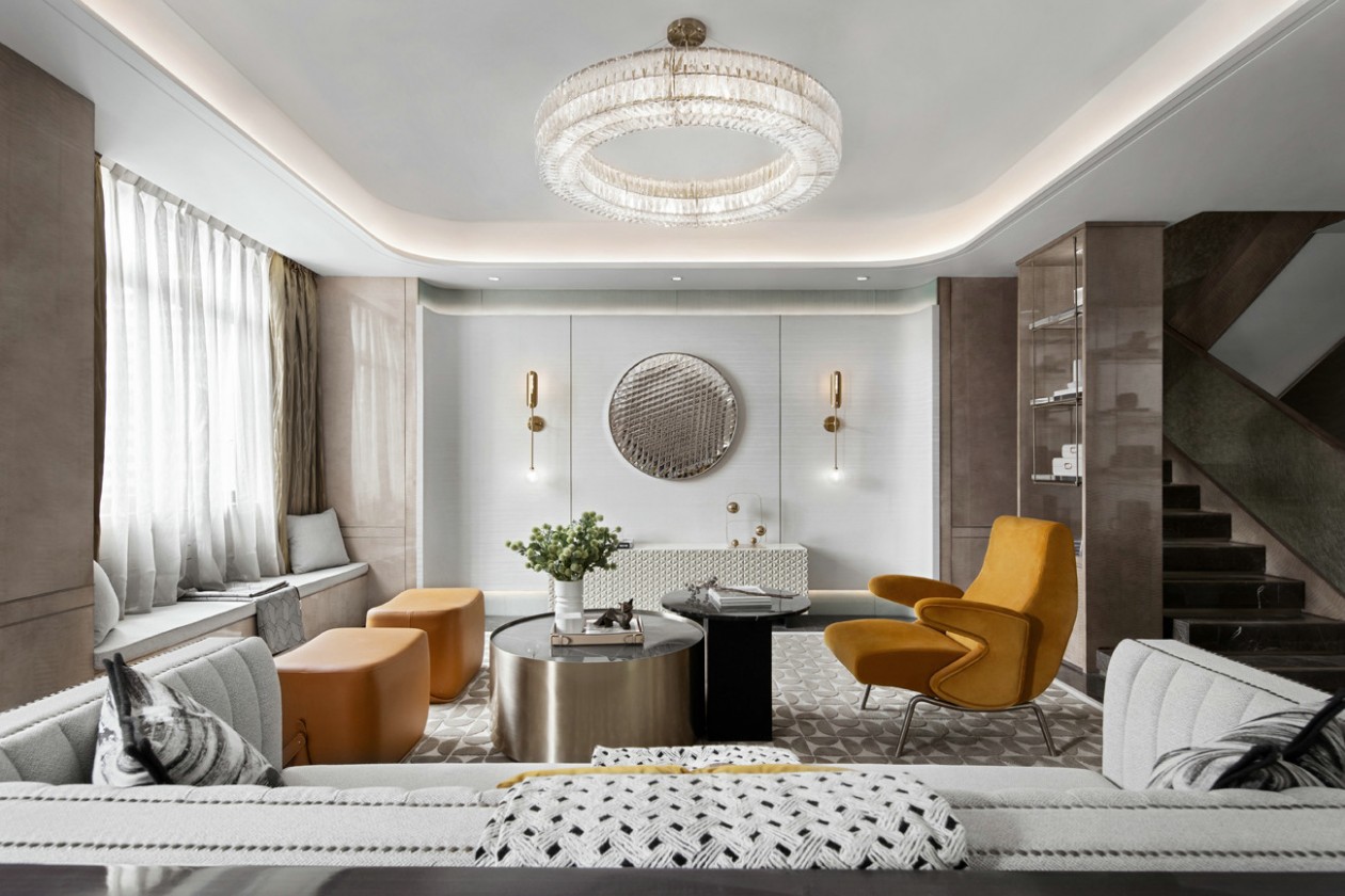 漓江@420㎡兴进漓江壹号样板房，设计有物，豪宅下的一隅静宁！