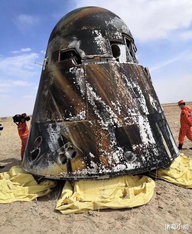 「航天」新一代载人飞船成功返回，浑身被烧的像黑炭，中国却被所有人点赞