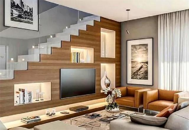 |等我买了复式楼梯也要这样装！砌一半悬空一半，每一步都充满刺激