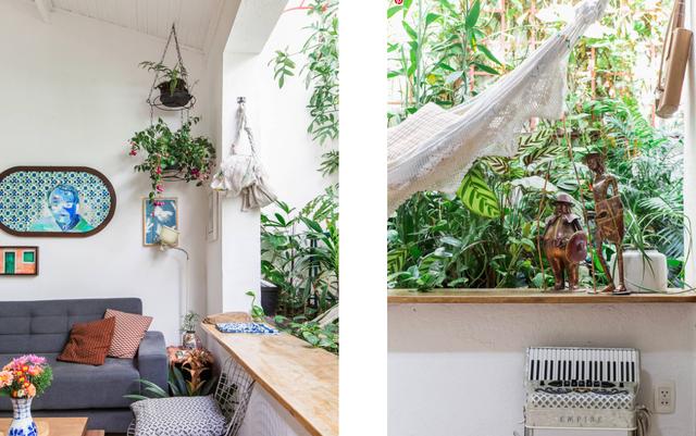 ：绿植+吊床，将阳台打造成森系休闲区，小资生活也不过如此！