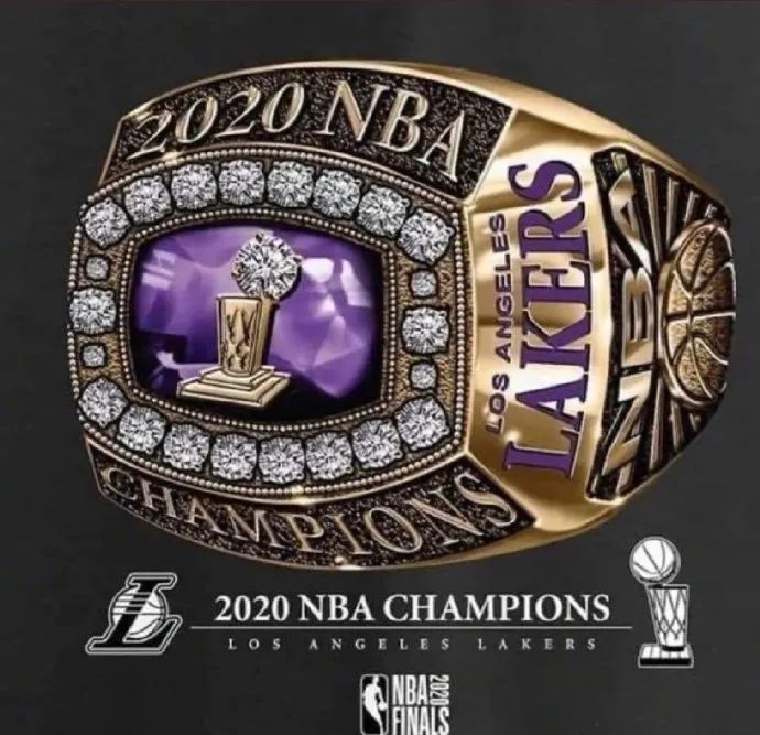 戒指|湖人总冠军戒指曝光，好看到爆炸，已经超越了19年猛龙的戒指了吗