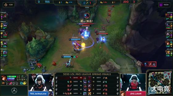 潘粤明■LOL-LPL：Lvmao巴德大招定乾坤，JDG 3-2 TES夺得LPL春季赛冠军