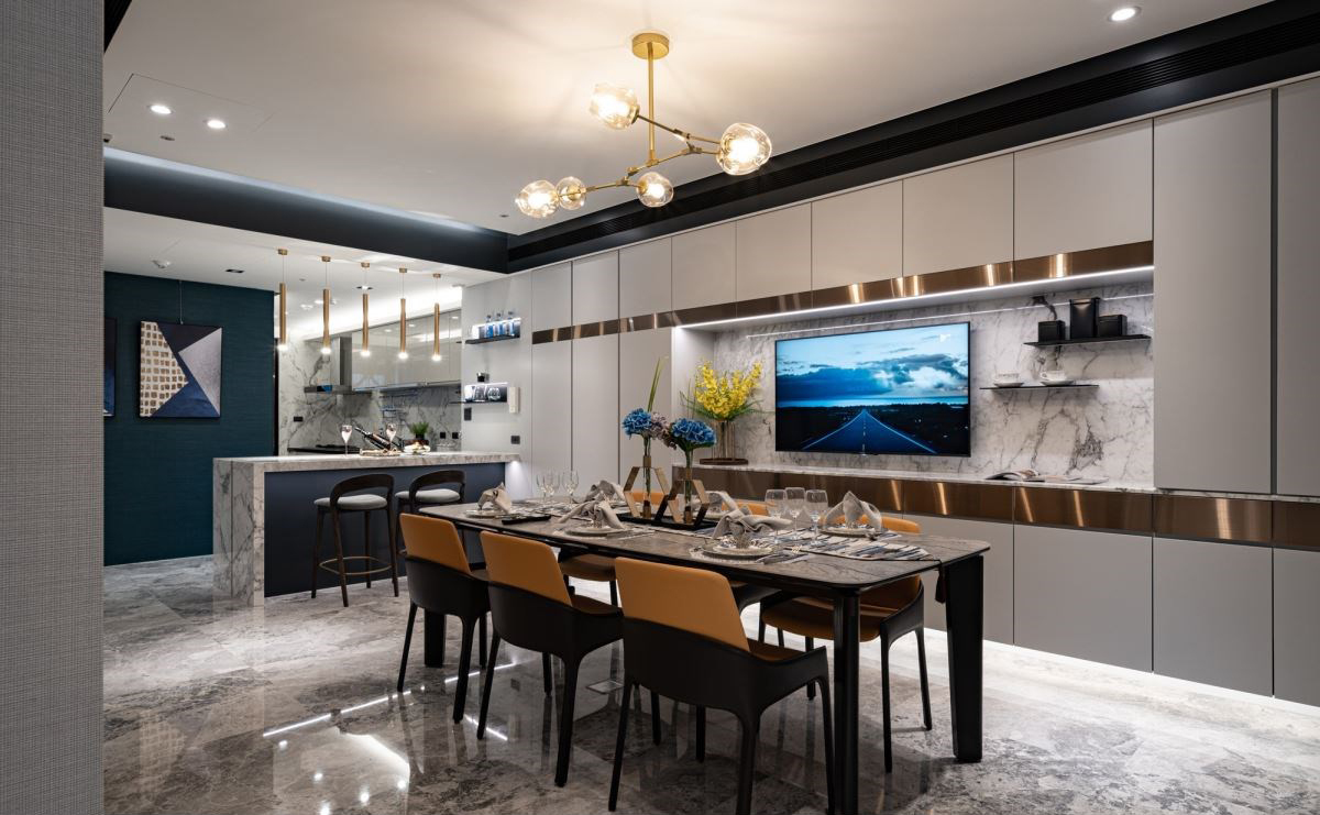 『』层层延伸的高质感豪宅！精巧勾勒长型空间的动线与收纳