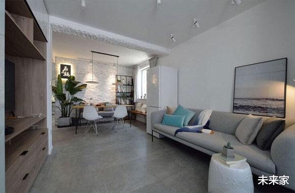 『』客厅隔出卧室，墙面打满柜子，多年的二手房终于焕然一新!