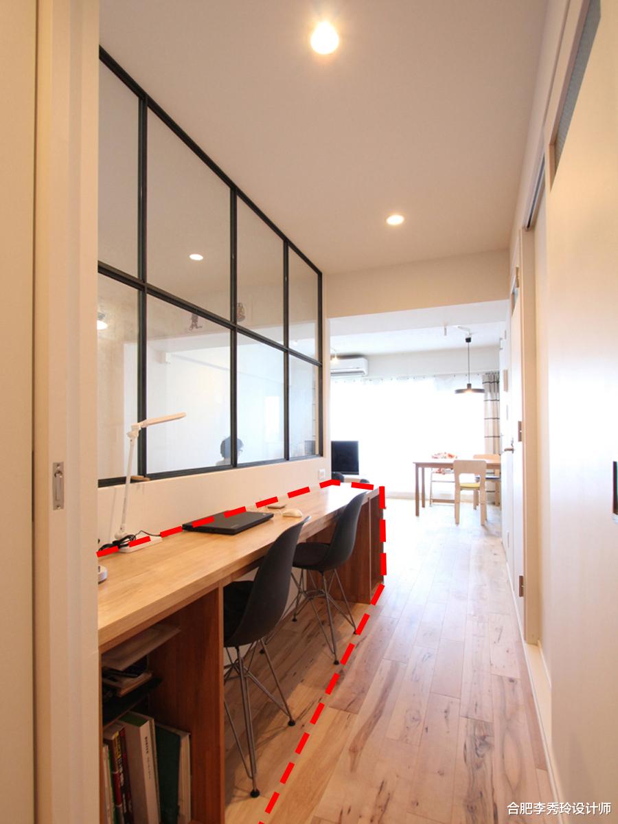 小户型没书房咋办？走廊也能改成书房！不占空间还能做隔断