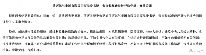 暴雪|对“老虎”赵正永之妻言听计从的“燃气王”，谋求晋升大肆行贿
