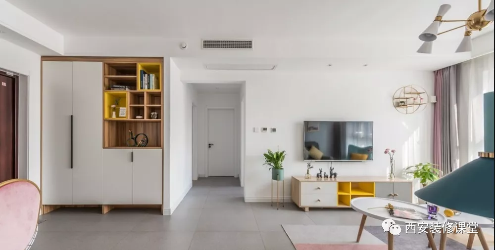 「北欧」85㎡两室北欧无阳台，虽然烂大街了还是好看