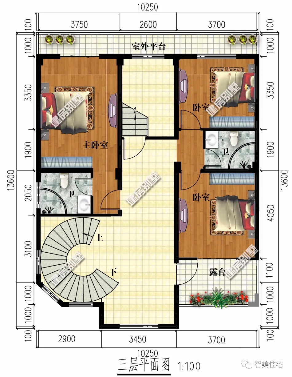 「」两栋带地下室设计的豪宅，客厅挑空+简欧风，打造现代轻奢生活