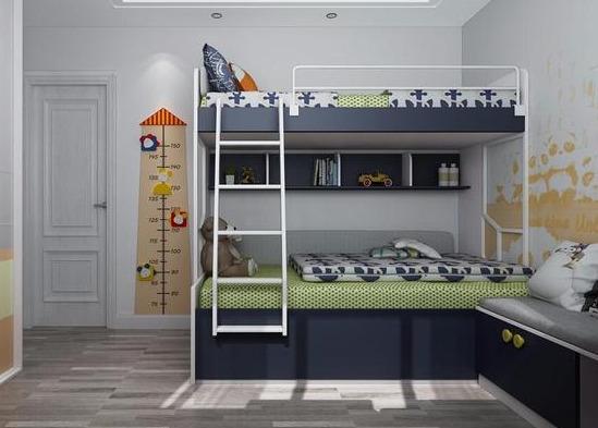 ：谁说二胎房只能放上下床，这样一改，家里的小孩喜欢的不得了