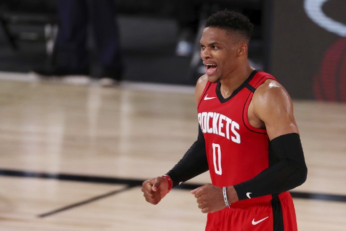 火箭队|50胜0负又如何？哈登威少用3分钟教字母哥做人，湖人快船谁想打？