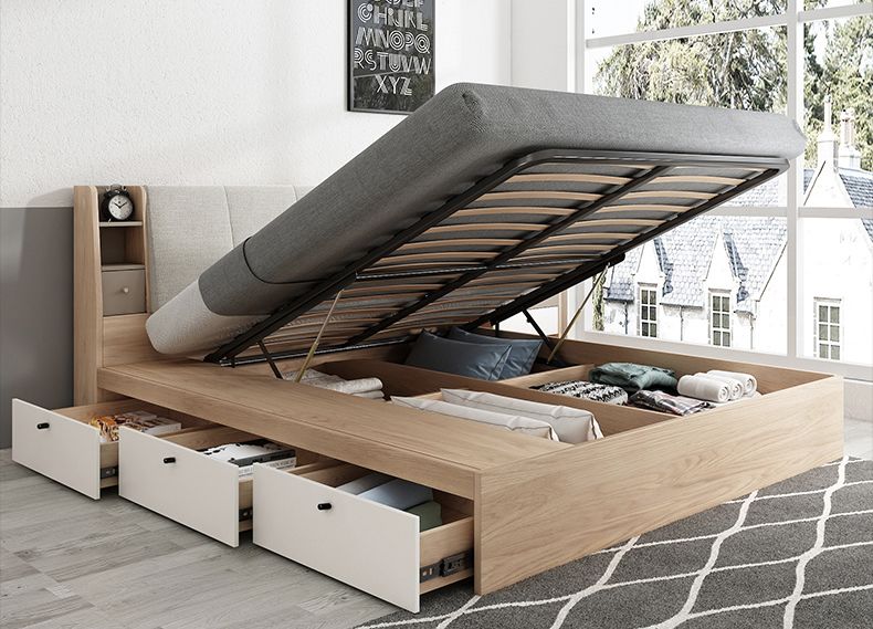 把床抬高一点点，做成衣帽间，省空间又能“装”，小户型学起来！