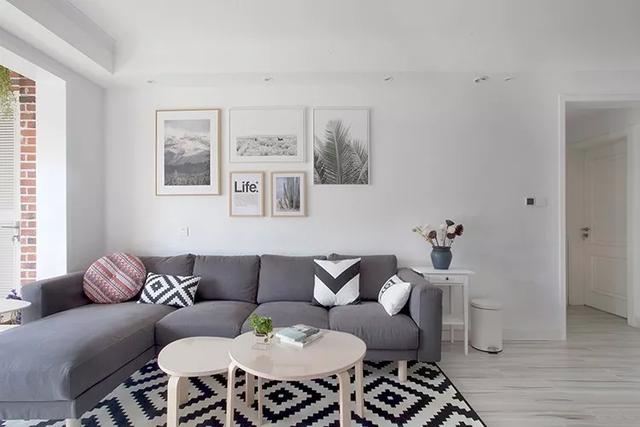 |118㎡北欧风三居室,吧台书房太实用,原来阳台可以这么漂亮