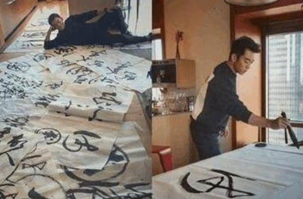 郭麒麟|郭麒麟录节目却意外暴露写字功底，看到卡片那一刻，朱丹都愣住了