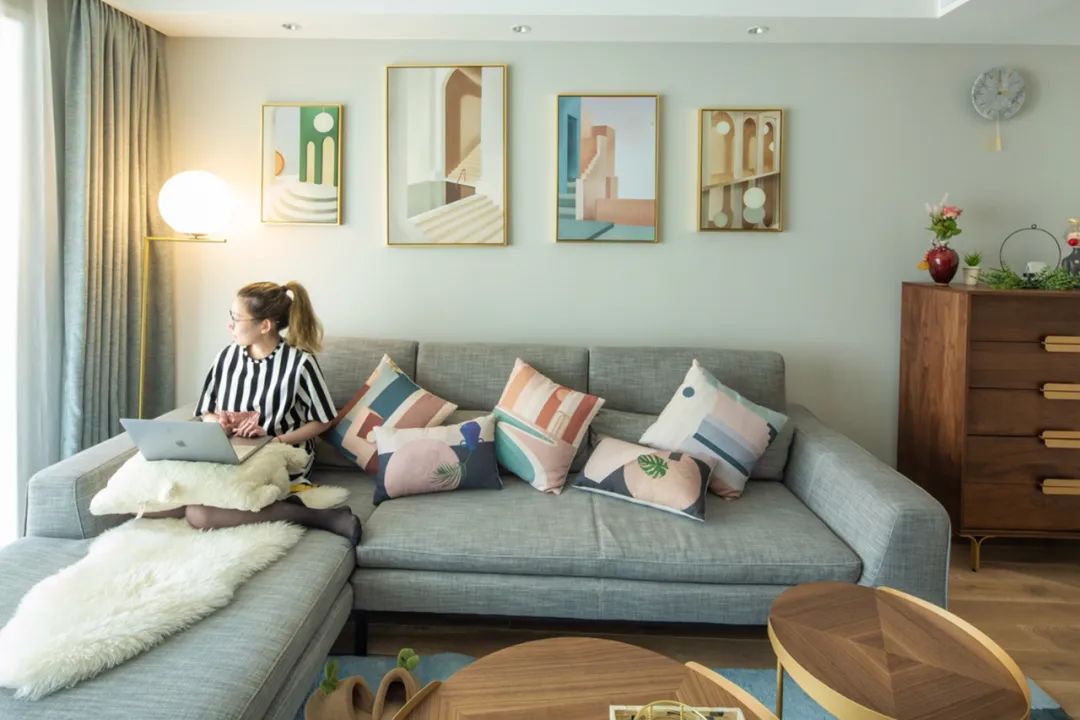 ：她没请设计师！110平的房子，花了40万，装出简约轻奢的气质