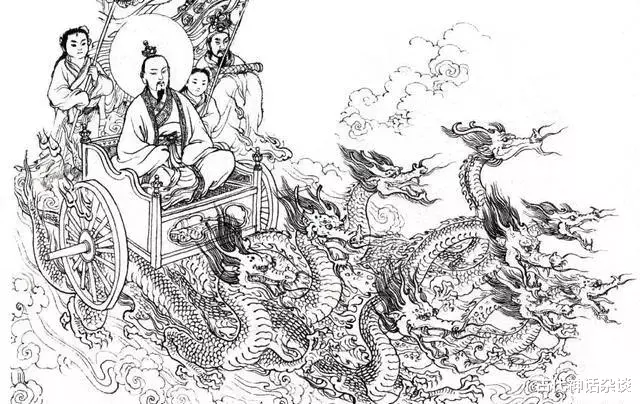 [元始天尊]封神中那些威猛的神兽坐骑，元始天尊的坐骑九龙沉香辇最霸气