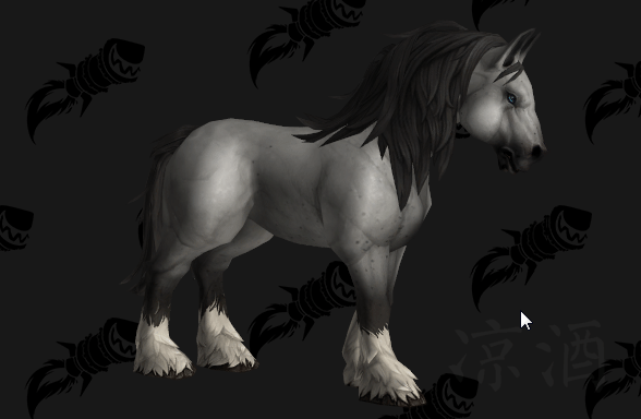 魔獸世界：原隻供部落獵人馴服的馬匹模型 聯盟也有瞭-圖3